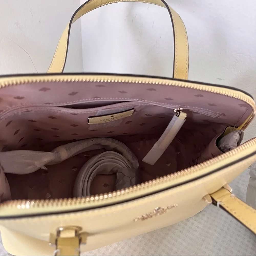 Kate Spade New York Patterson Drive Pebbled Embosse Purse /Shoulder Butter NWT